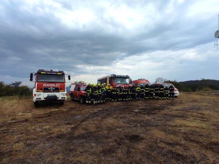 Pomoč gasilcev GZ Grosuplje na Krasu 19. in 20.7.2024